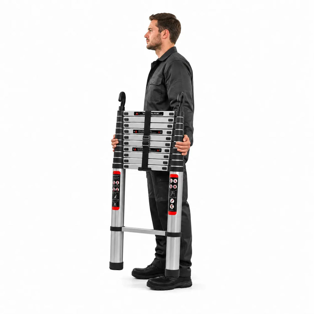Teleskopleiter Silber 4,4m mit Haken — photo 6